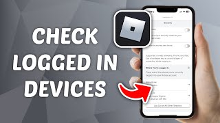 How to Check Roblox Logged In Devices [upl. by Morocco]