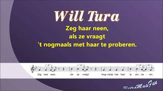 Will Tura  Vergeet Barbara  Karaoke [upl. by Oicneserc]