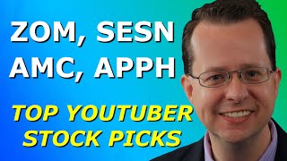 SESN ZOM AMC APPH  Top 10 YouTuber Stock Picks for Tuesday March 23 2021 [upl. by Hajan]