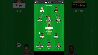 KKR VS DC DREAM11 Kolkata Knight Riders vs Delhi Capitals Match 47 [upl. by Melar]