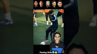 Passing Skills Footballers Copy😜🔥shorts passingskills cr7 neymar reaction footballreactions [upl. by Jerome218]