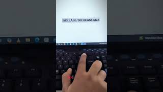 Shortcut Keys to Adjust Text Size in MS Word WordTips KeyboardHacks [upl. by Iduj]