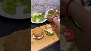 Crispy Veggie Burger Recipe  Home Made Veg Burger Patty homecooking [upl. by Oralia]