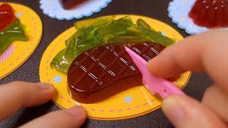 포핀쿠킨요리통통구미2 HeartFood Gummy Making Kit ASMR [upl. by Sirc]