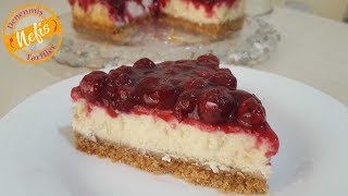 Vişneli Cheesecake Tarifi [upl. by Nylhsa]