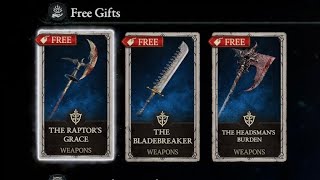 The Raptors GraceBladebreaker amp The Headsman Burden Weapon Cosmetics Free  Diablo 4 [upl. by Atilamrac]