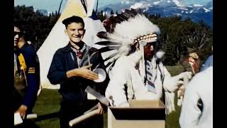 Boy Scouts and Native American Indians From The North West Oregon Or Washington State In 1953 [upl. by Nodnnarb]