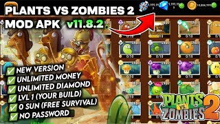 DOWNLOAD PLANTS VS ZOMBIES 2 MOD APK V1182  PVZ 2 MOD APK UNLIMITED GEMS [upl. by Kcirdled]