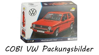 COBI VW Golf Update Packungsbilder • Volkswagen [upl. by Mascia777]