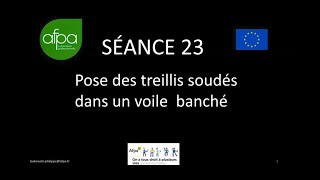 Séance 23 pose des treillis soudé ST et STC dans un voile banché [upl. by Fortuna]