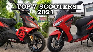 TOP 7 50cc Scooters for 2021 [upl. by Celesta]