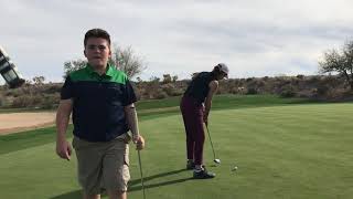 6hole match play vs my dad First 5 holes at wickenburg ranch [upl. by Odrautse]