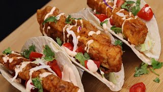 The Perfect Fish Tacos Recipe  How To Make Fried Fish Tacos [upl. by Nillok659]