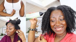 Rice Water amp Hot Oil treatment For Extreme Hair Growth  thinfine natural hair  Adede [upl. by Ariaz622]