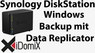 Synology DiskStation Windows Backup mit Data Replicator 3 [upl. by Cagle]