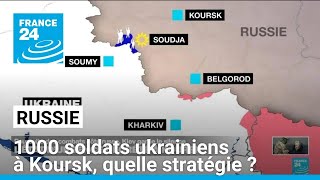 Russie  1000 soldats ukrainiens à Koursk quelle stratégie adoptée par Kiev  • FRANCE 24 [upl. by Eatton]