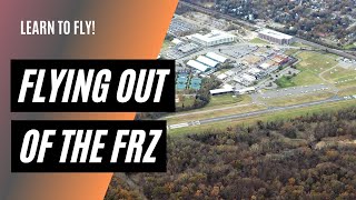 How to Exit the Flight Restricted Zone  College Park Airport FRZ [upl. by Ydniw]