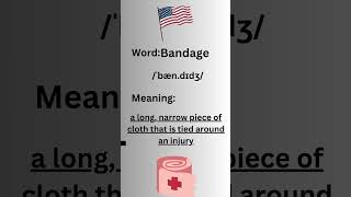 How to Pronounce Bandage in American Accent Correctly americanaccent americanpronounce [upl. by Hako]