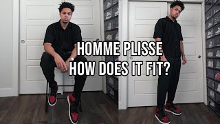 Homme Plisse Issey Miayake Try On Haul How Does It Fit [upl. by Carbo]