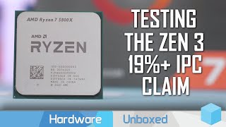 Ryzen 5000 IPC Benchmark Zen 3 vs Zen 2 vs Zen vs Zen vs Comet Lake [upl. by Clauddetta]