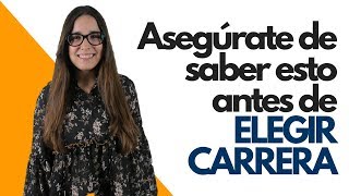 ¿Cómo saber qué carrera elegir para estudiar Orientación Vocacional [upl. by Lectra]