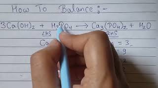 How to balance CaOH2  H3PO4  Ca3PO42  H2O [upl. by Honey]