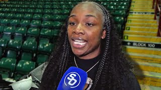 Claressa Shields RAW Adrien Broner ON STREET STUFF REACTS to Savannah Marshall WIN [upl. by Erodavlas]