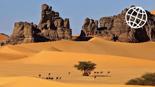 Amazing SAHARA Tassili nAjjer Algeria Amazing Places 4K [upl. by Tybie]