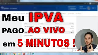 Como pagar o IPVA pela INTERNET  Mais FÁCIL e PRÁTICO [upl. by Knitter461]