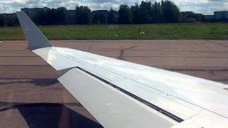 CRJ100 take off from Minsk1 airport [upl. by Dore]