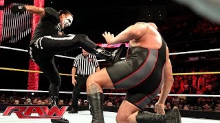 Sting vs Big Show Raw Sept 14 2015 [upl. by Ydaj]