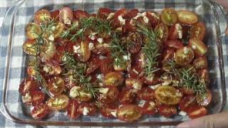 Como fazer tomates confitados Tomate Confit tomate [upl. by Llehsram]