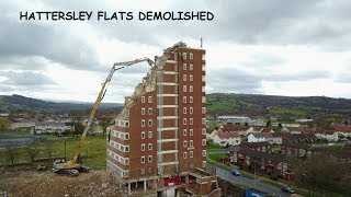 Hattersley flats  end of an era  Mavic pro [upl. by Aielam883]