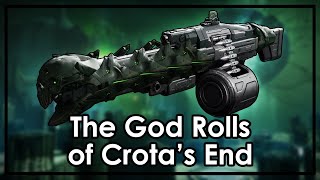 The God Roll Weapons of Crotas End And There Are A Lot of Them [upl. by Haceber]