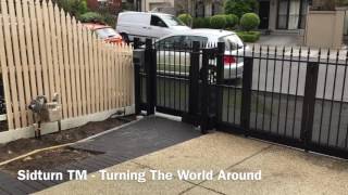 The Sidturn  Automated Turning Sliding Gate Prahran  Sidcon Global [upl. by Elletsyrc]