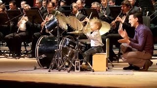 Toddler from Novosibirsk is a Drumming Prodigy [upl. by Acsehcnarf]