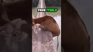 Cow Gets Stuck Hanging on the Bridge [upl. by Anpas]