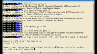 Part 1 GNU Parallel script processing and execution [upl. by Sybille]