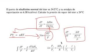 Equilibrio Liquido Vapor Ejercicio Resuelto Fisicoquímica [upl. by Zeta]