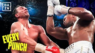 THE DAY AJ STOPPED KLITSCHKO Anthony Joshua vs Wladimir Klitschko  Every Punch [upl. by Ferdinanda]