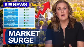 Experts warn Australias housing market growth is unsustainable  9 News Australia [upl. by Anait]