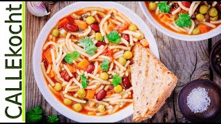 Schnell gleichmäßig Stücke aus Spaghetti brechen  z B für eine Minestrone [upl. by Westphal]