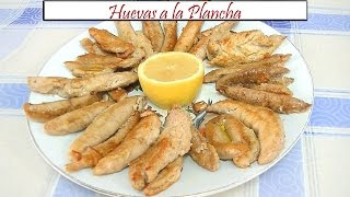 Huevas a la plancha  Receta de Cocina en Familia [upl. by Aitrop]