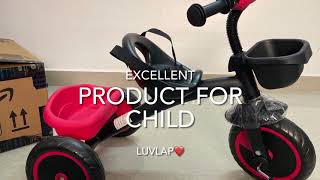 LUVLAP❤️ Tricycle unboxing [upl. by Tamra183]