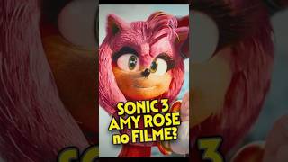 Por que Amy Rose não estará no filme do Sonic 3 cinema trailer sonic sonic3 sonicthehedgehog [upl. by Quiteri]