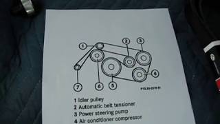 W211 Mercedes E500 E320 Belt Tensioner and Idler Pully Replacement [upl. by Clyde755]