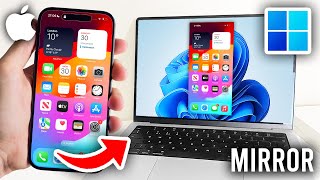 How To Screen Mirror iPhone To Laptop amp PC  Full Guide [upl. by Louth915]