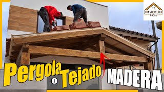 👨‍🏭Construcción de Pérgola con Herrería y Madera 🪵Parte 1  Alex Maniass [upl. by Anisor]