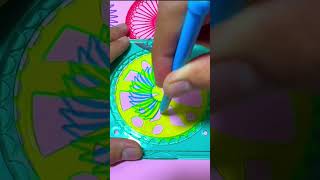 Spirograph design art spirograph part 1110B relaxing spirograph drawing art [upl. by Allx]