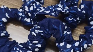 DIY Scrunchies making videoComment for orders [upl. by Sybyl]